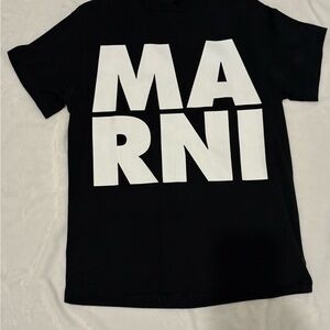 Marni Bold Black and White Tee
